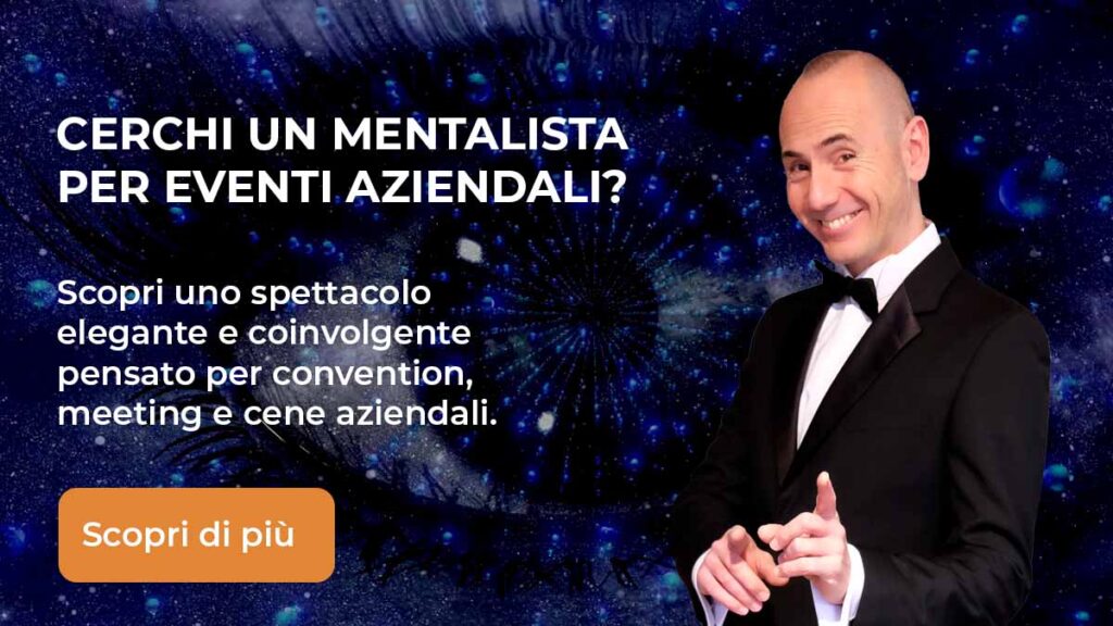 Mentalista per eventi aziendali